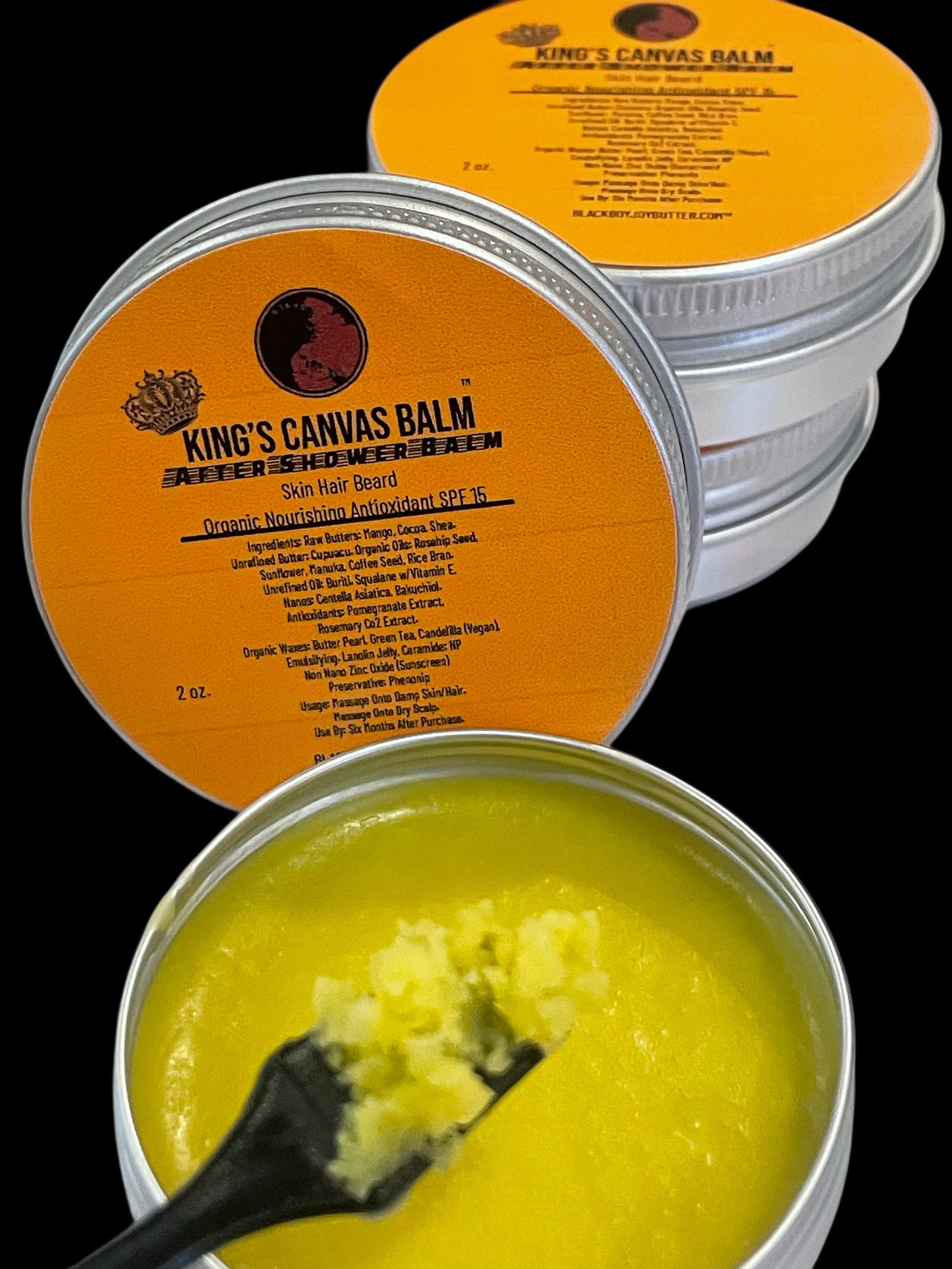 Black Boy Joy Butter-King’s Canvas Balm - After Shower Balm