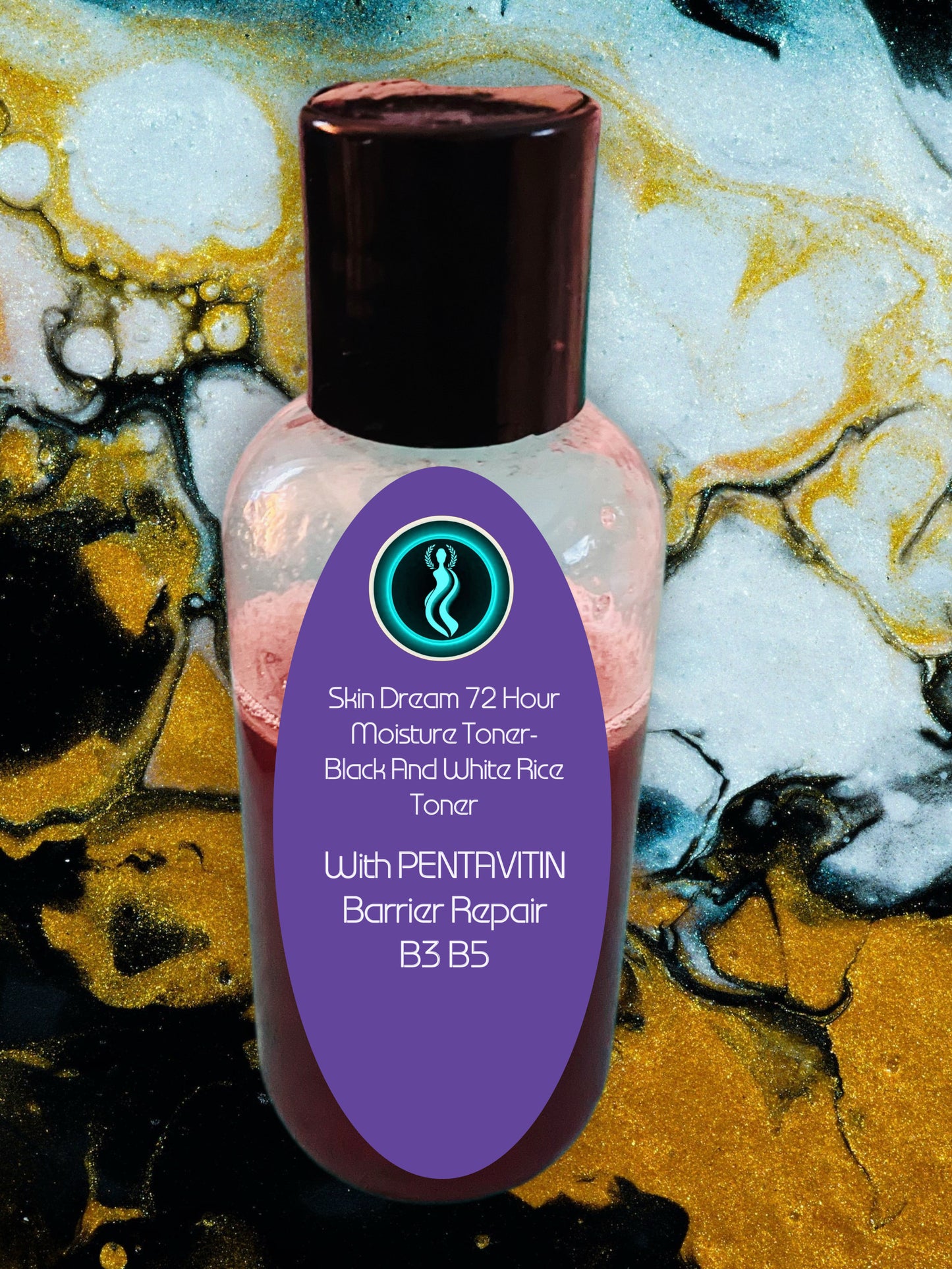Skin Dream 72 Hour Moisture Toner- Black And White Rice Toner With PENTAVITIN - Barrier Repair