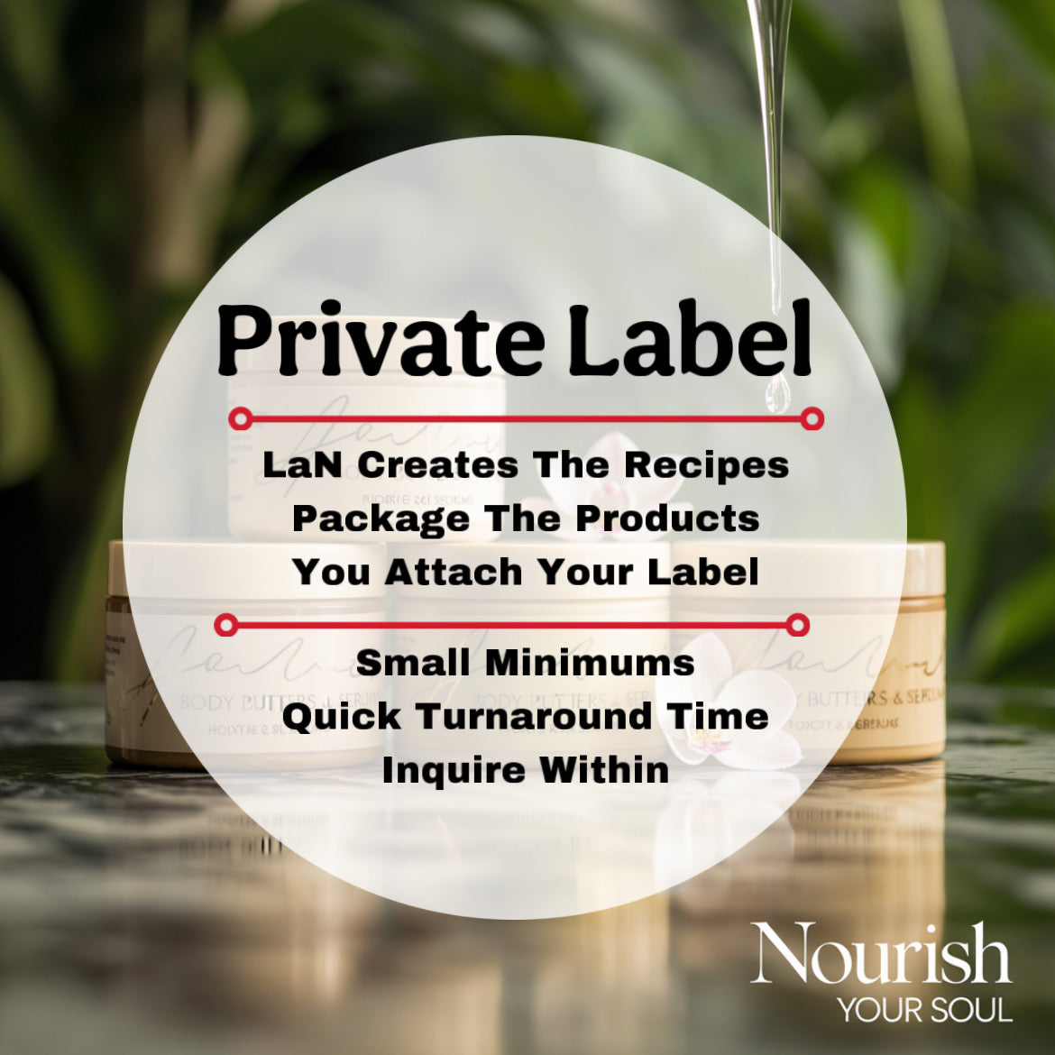 Private Label/ Wholesale Personal Care Products