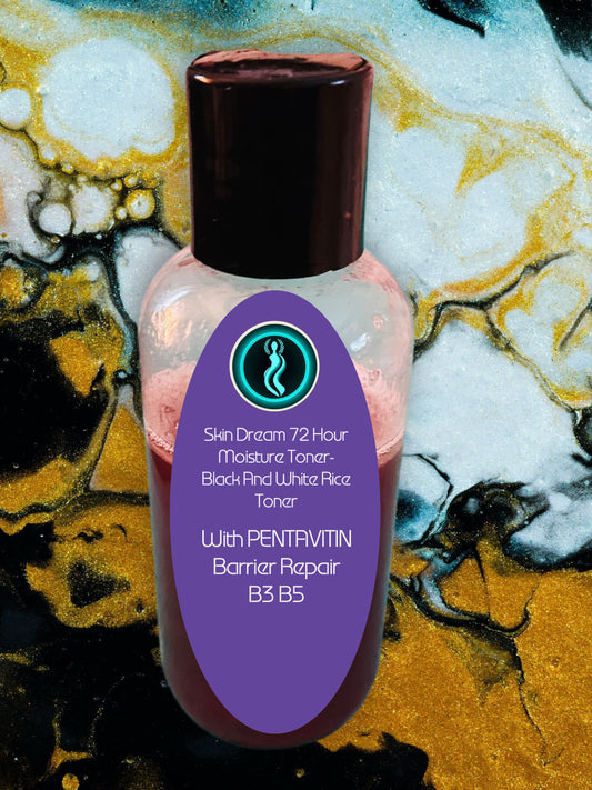 Skin Dream 72 Hour Moisture Toner- Black And White Rice Toner With PENTAVITIN - Barrier Repair