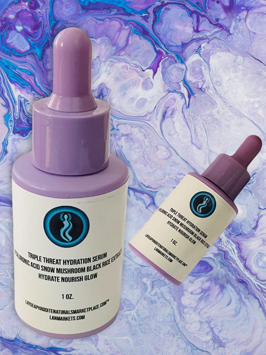 Quadruple Threat Hydration Serum - Hyaluronic Acid-Snow Mushroom-Purple Rice -Retinol -Kakadu Plum(Nighttime)